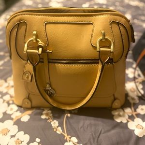 Yellow London Fog Handbag